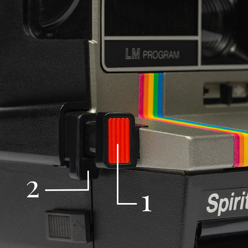 Polaroid Spirit 600 LM Program pulsanti